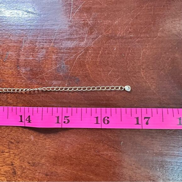 Tabitha Webb Tree Of Life Necklace NIB 925 Gold Vermeil chain Minimalist 17" - Picture 3 of 13